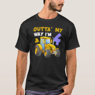 Camiseta Tema Fazenda 4º Bday Aniversário 4 Anos