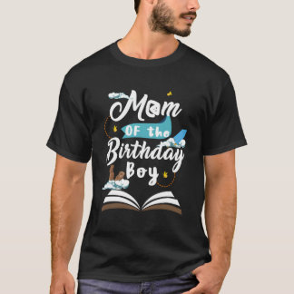 Camiseta Tema Mãe do Menino do Aniversário Atlântida Famíli