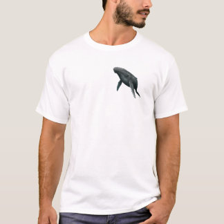 Camiseta tema marinho - Baleia jubarte