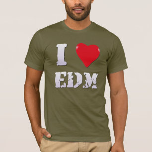 CAMISETA TEMA MÚSICO - IMPRESSIONANTE EU AMO EDM