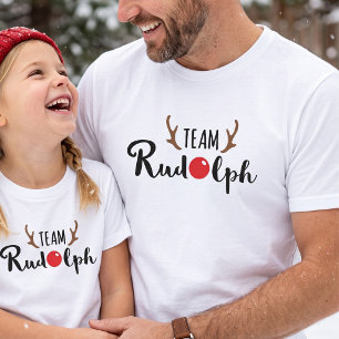 Camiseta Tema Natalino da Equipe Rudolph