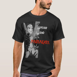 Camiseta Tema o paradoxo. Ambição