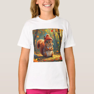 Camiseta Tema T-Shirt do outono Quadrícula