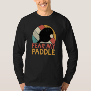 Camiseta Temam meu Paddle de Tênis de Mesa