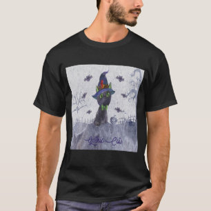 Camiseta Temas Góticos de Gatos Design