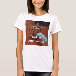 Camiseta temático do yorkshire terrier