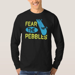 Camiseta Teme A Citação De Pebbles Para Um Skateboarder