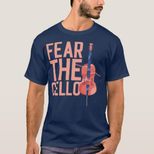 Camiseta Teme O Cello Musical Cello Cellist