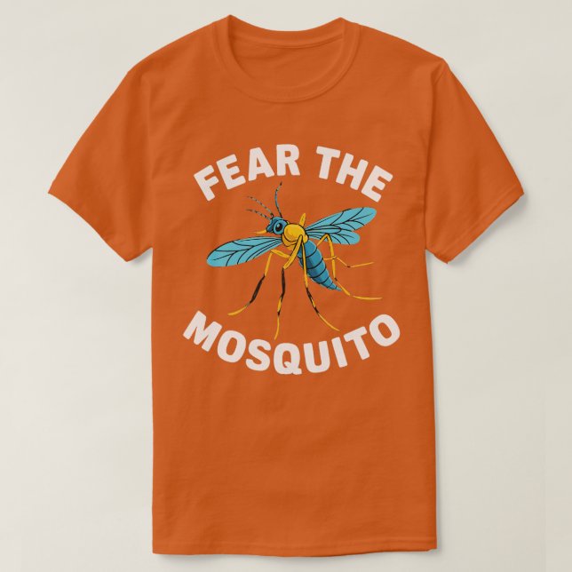 Camiseta teme o mosquito (Frente do Design)