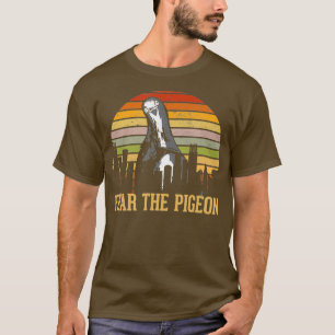 Camiseta Teme Pigeon Skyline Funny Birds