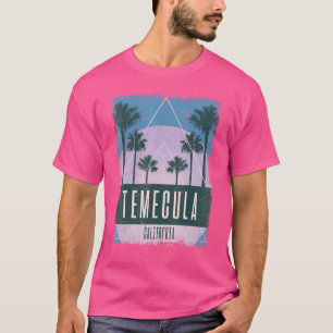 Camiseta Temecula California CA Vintage Vaporwave Retro 80s
