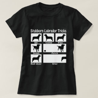 Camiseta Temendo Cachorro Labrador Teimoso