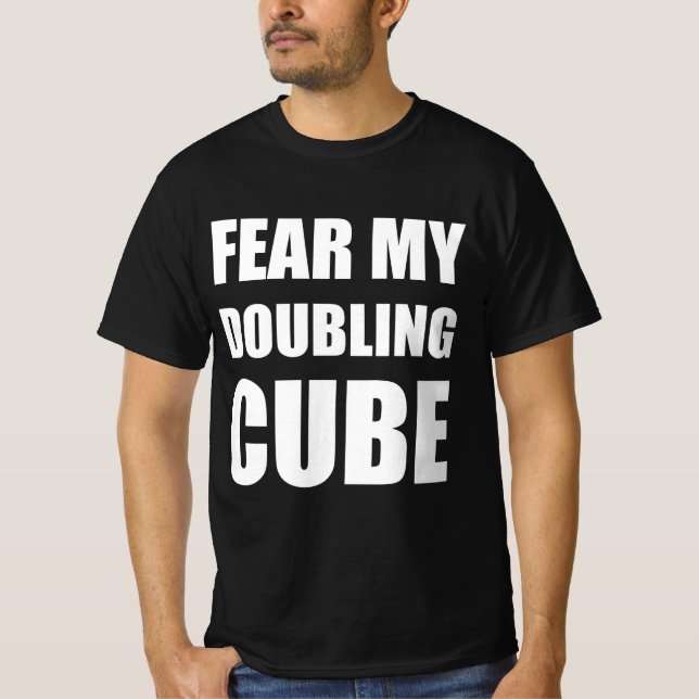 Camiseta Temer meu cubo de duplicação (Frente)