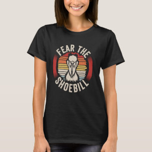 Camiseta Temer O Bico-De-Sapato Bico-De-Sapato Cegonha Orn