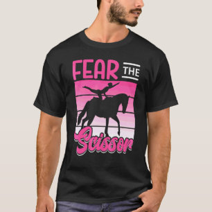 Camiseta Temer O Tesoura Saltos Equestres Eqüestre