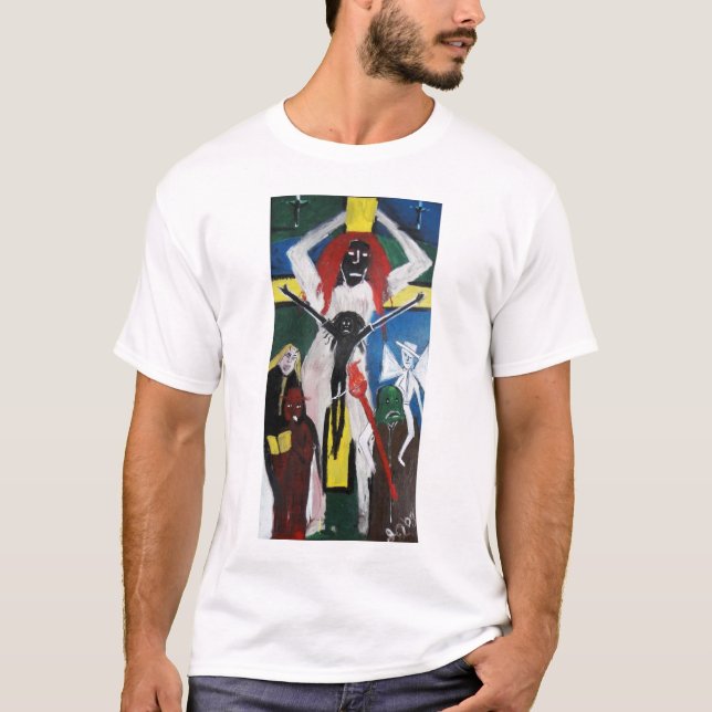 CAMISETA TEMOR COMO JESUS CABELO VERMELHO (Frente)