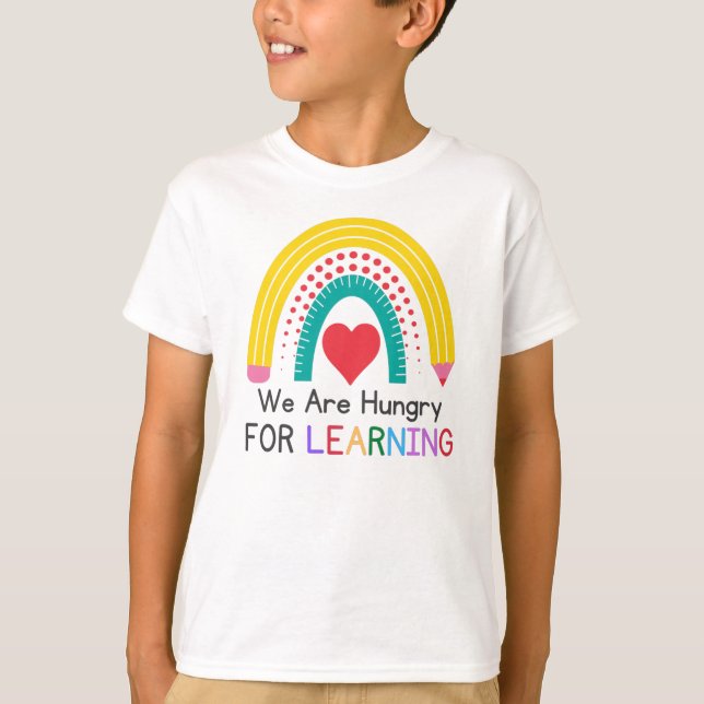 Camiseta Temos Fome de Aprender (Frente)