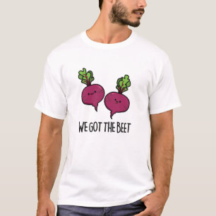 Camiseta Temos O Beet Cute Vegetariano.
