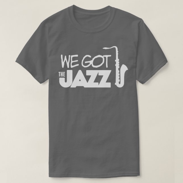 Camiseta Temos o branco JAZZ (Frente do Design)