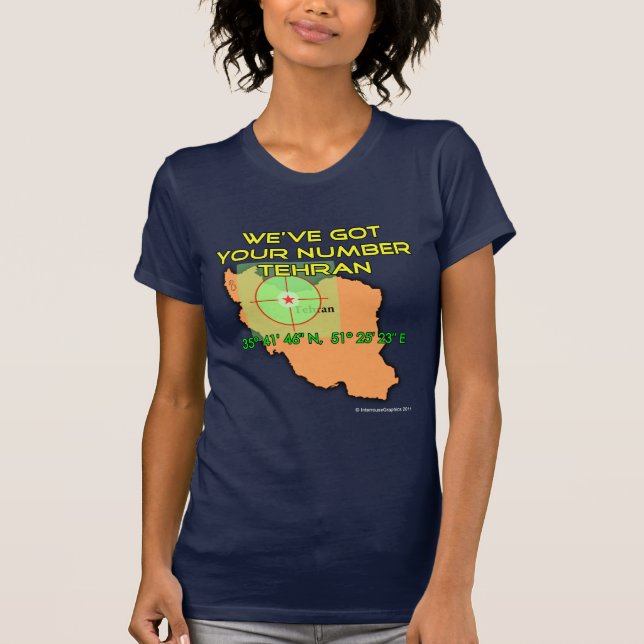 Camiseta Temos seu número Teerã (Frente)