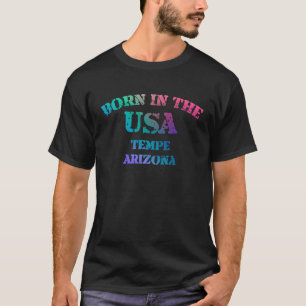Camiseta Tempe Arizona Nascido nos EUA desgastado 1