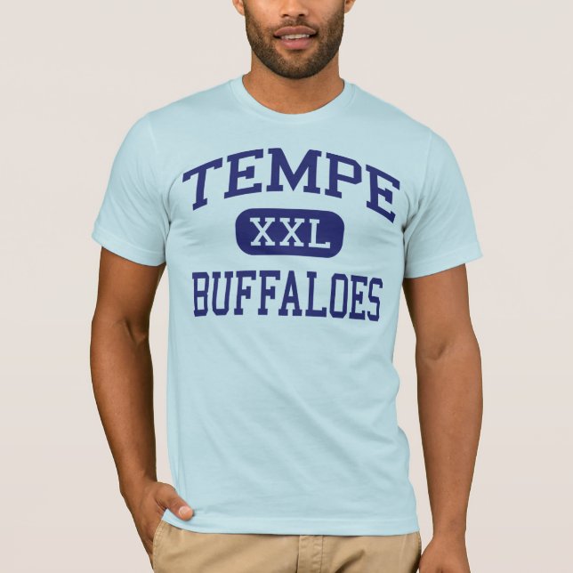 Camiseta Tempe - búfalos - segundo grau - arizona de Tempe (Frente)