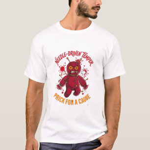Camiseta Temperamento Impulsionado por Agulhas