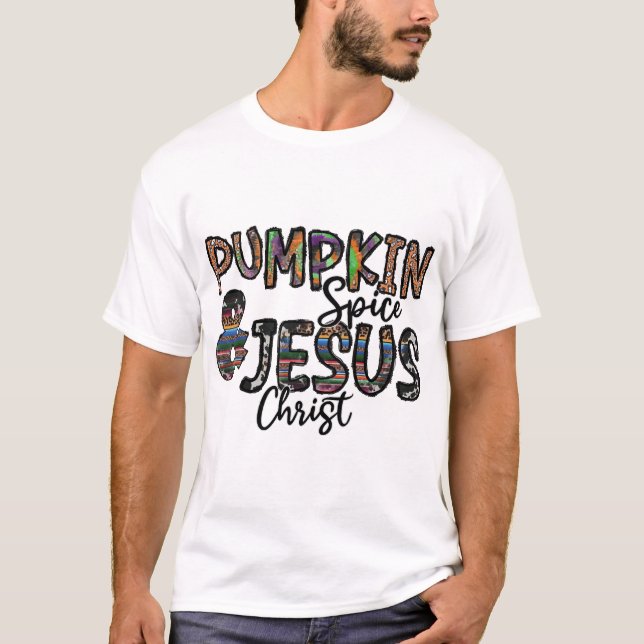 Camiseta Tempero de Abóbora E Jesus Cristo (Frente)