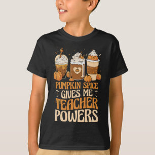 Camiseta Tempero Me Dá Poderes de Professor Outono Professo