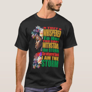 Camiseta Tempestade BLM Black African Pride Black History M