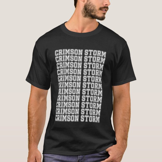 Camiseta Tempestade Carmesim (Frente)