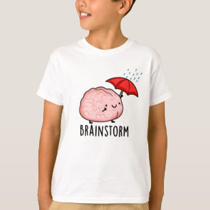 Camiseta Tempestade cerebral O trocadilho de anatomia aguda