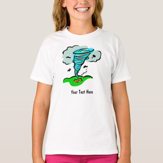 Camiseta Tempestade Chaser Tornado Twister Meteorologia Cli (Frente)