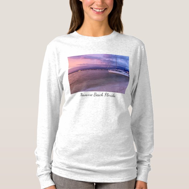 Camiseta Tempestade Chegando A Navarre Flórida Long Sleeve  (Frente)