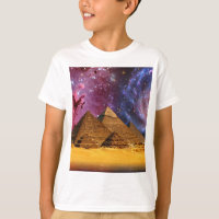 tempestade cósmica acima do egito