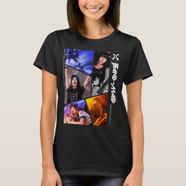 Camiseta Tempestade de Metal de empregada (Frente)