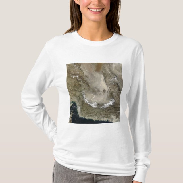 Camiseta Tempestade de poeira no Irã (Frente)