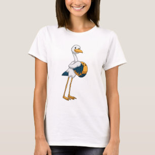 Camiseta Tempestade em Boliche com Bola de boliche