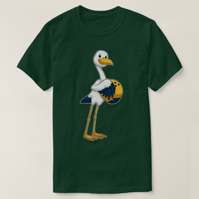 Camiseta Tempestade em Boliche com Bola de boliche (Frente do Design)