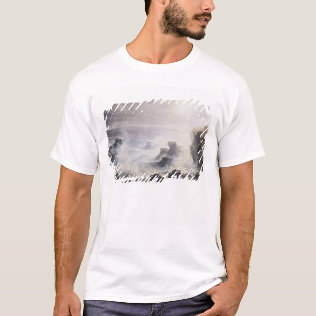 Camiseta Tempestade fora da costa do Belle-Ile (Frente)