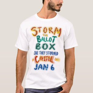 Camiseta Tempestade na Caixa de Voto, Como Fizeram Com O Ca