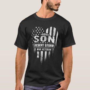 Camiseta Tempestade no Deserto do Filho Pai de Veteranos da