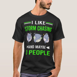 Camiseta Tempestade perseguindo caçador de tempestades