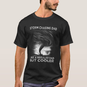 Camiseta Tempestade Perseguindo Meteorologista Pai