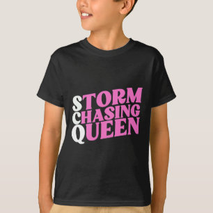 Camiseta Tempestade perseguindo Rainha Engraçada Tempestade