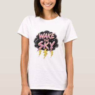 Camiseta Tempestade Relâmpago Desperta o Céu