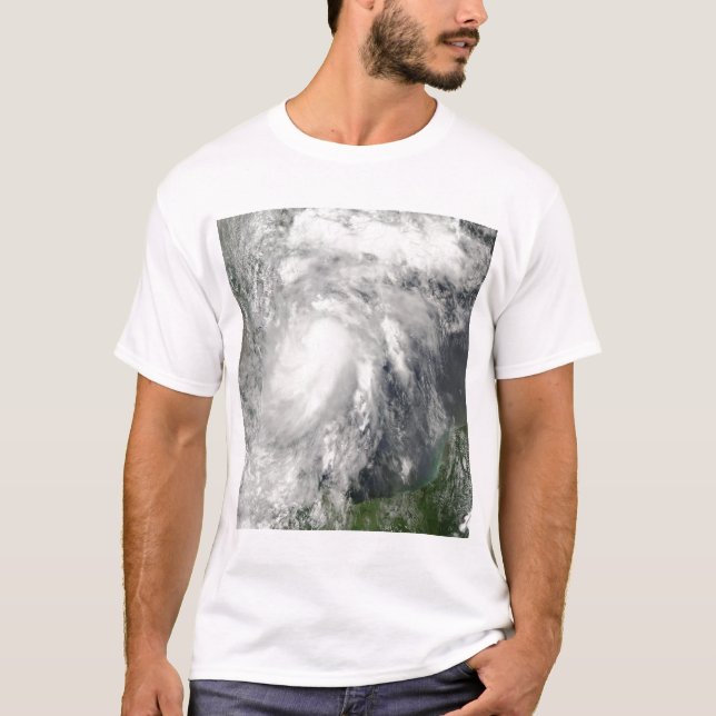 Camiseta Tempestade tropical Hermine no Golfo do México (Frente)