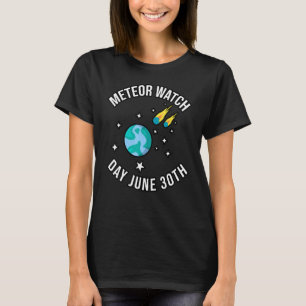 Camiseta Tempestades De Meteoro E Monitorização Noturna Do