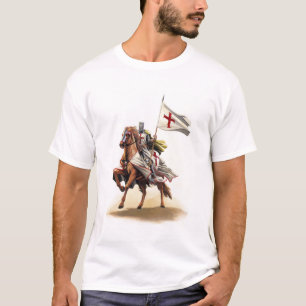 Camiseta Templar Knight Crusader Jerusalem Cross T-Shirt
