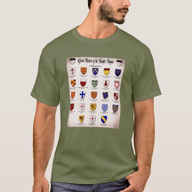 Camiseta Templar Master Heraldry (Frente)